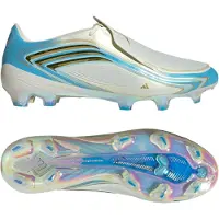 Adidas F50 Messi Elite Gras Voetbalschoenen (FG) Wit Lichtblauw Goud