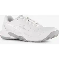 Asics Dames Sneakers GEL-Dedicate 9 Padel wit (40.5), Plat, Veters, Casual, Sportief, Tennis/padels, Mesh 1042A318