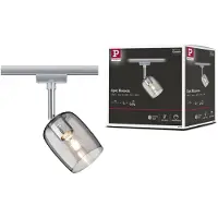 Paulmann Blossom 230V-railsysteem lamp URail G9 Chroom (mat), Rookglas