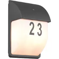 TRIO MERSEY - Wandlamp - Antraciet - excl. 2x E14 3,5 W - Bewegingssensor - Verlichting omhoog en omlaag - Buitenverlichting - IP44