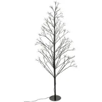 Atmosphera Lichtgevende Boom - Ø16xH120cm - Zwart