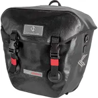 M-Wave - Montreal Gepäckträgertasche - Bagagedragertas 2 x 20 l, grijs