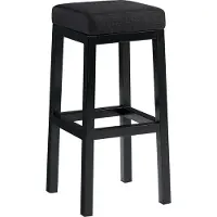 CLP Taylor Barkruk - zwart metalen frame - Zithoogte 83 cm - zwart/donkergrijs