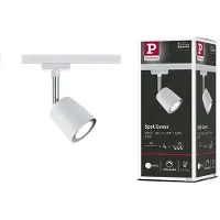 Paulmann Cover 230V-railsysteem lamp URail GU10 10 W LED Wit, Chroom