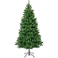 Kaemingk Kunstkerstboom - Hoogte 180 cm - Groen - Kunststof - Metalen voet