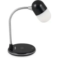 Technisat Viola tafellamp met bluetoothspeaker en draadloze oplader - zwart