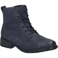 Josef seibel - KATE 15 - Hoge sneakersVeterbootsDames veterschoenenDames sneakersHalf-hoge schoenen - Kleur: Blauw - Maat: 39