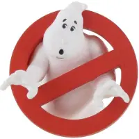 Comansi speelfiguur Ghostbusters: Logo 5 cm rood/wit