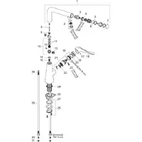 Hansgrohe Metris s keukenkraan chroom