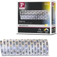 Paulmann 79863 LED-strip Met connector (male) 24 V 5 m Warmwit 5 m