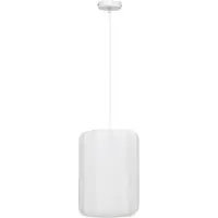 Atmosphera Hanglamp Tobie - Ø25xH35cm - Wit