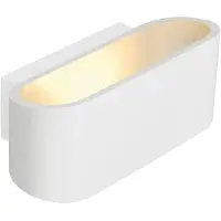 SLV 151451 OSSA R7s Wandlamp, ovaal, wit, R7s, 78mm, max. 100W, op- en neerwaarts gericht