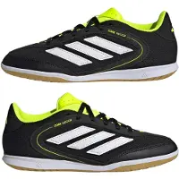 Adidas Jongens Copa Court League IN Zaalvoetbalschoenen Core Black/Cloud White/Lucid Lemon
