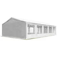 TOOLPORT Partytent 5x10 m Paviljoen sterk PVC 600 N Zeil waterdicht en snel op te zetten