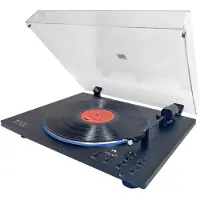 Soundmaster PL860SW volledig automatische platenspeler met Bluetooth & LED‑verlichting