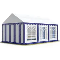 Sonstiges Partytent 4x6 m, PVC 700, blauw wit
