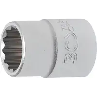 Bgs 7424 Doppeninzetstuk, 20 (3/4 inch), 12-kant, 24 mm