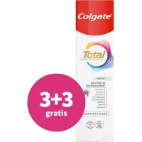 Colgate 3+3 Gratis: Tandpasta Total Original 75 Ml