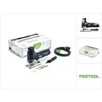 Festool TRION PS 300 EQ-Plus pendelzaag 720 W ( 576615 ) + 2x zaagblad + splinterbescherming + systainer - Opvolger van 561445
