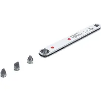 Bgs Spezial-Bitknarre, ultra dünn Abtrieb Innensechskant 6,3 mm (1/4") inkl. 4 Spezial-Bits