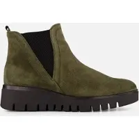Gabor Chelsea boots groen Suede Maat 38.5