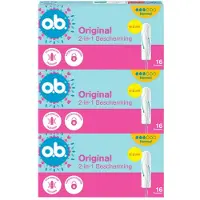 O.B. 3x o.b. Original Dynamic Fit Normal Tampons 16 stuks