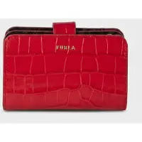 Furla Classic Medium Compact Wallet Lacca+nero Maat: OS | Clutches Outlet | Dames