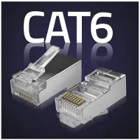 Qoltec 54556 Cat6 Rj45-connector 100 Eenheden