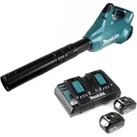 Makita DUB 362 PM accu bladblazer 36V + 2x oplaadbare batterijen 4.0 Ah + dubbele lader