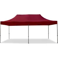 TOOLPORT 3x6 m Easy up partytent, PREMIUM staal 40mm, rood