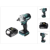 Makita DTW 300 F1 accu-slagmoersleutel 18 V 330 Nm 1/2" borstelloos + 1x accu 3,0 Ah - zonder oplader