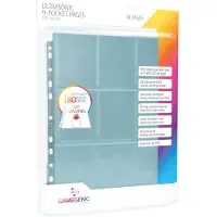 GameGenic Toploading Ultrasonic 9-Pocket Pages Pack (10 stuks)
