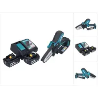 Makita DUC 101 RG accu takkenschaar 18 V 10 cm borstelloos + 2x accu 6,0 Ah + oplader