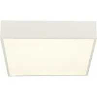 Searchlight Badkamer plafondlamp Zeus vierkant wit