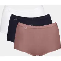Sloggi 3P Basic Plus Maxi Colored Versch. kleure-2 katoen 58 Dames