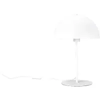 TRIO Nola tafellamp, E27, diameter 30 cm, mat wit