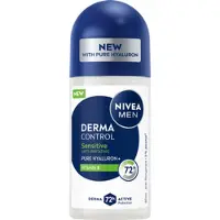 Nivea Men Derma Control - Heren Antiperspirant Roller - Gevoelige Huid - 50ml