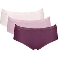Sloggi Slip ' Originals Basic ' crème / lila / lichtroze
