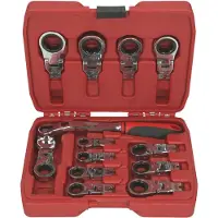 Ks Tools 503.4820 Ratelringsleutelset, 13-delig