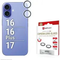 Displex CamGlass Single Camera Protector voor de Apple iPhone 16 / 16 Plus / 17