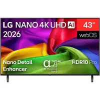 LG 43NU800B6LC 4K Nano UHD LED-TV 108 cm 43 inch Energielabel F (A - G) Zwart