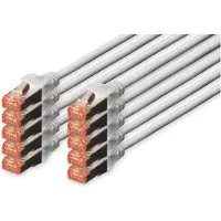 Digitus CAT6 sFTP kabel 3 meter Grijs - 10 stuks