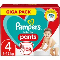 Pampers Baby Dry Pants Maat 4 - 108 Luierbroekjes Maandbox