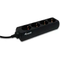 Equip 333281 Stekkerdoos Zwart Apparaatstekker C13/C14 1 stuk(s)