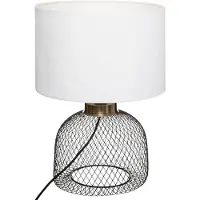 Atmosphera Tafellamp EMIE met een witte lampenkap