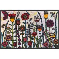 Kleen-Tex Mat Dag zon Inloopmat, motief bloemen, antislip, wasbaar