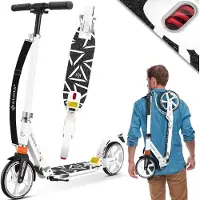 Kesser Stuntstep voor Volwassenen en Kinderen - Step Opvouwbaar en Verstelbaar in Hoogte - Kinderstep Aluminium - Wit