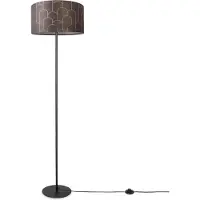 Paco Home Paco HomeStaande Lamp Woonkamer Lampenkap Stof Leeslamp Abstract Vintage