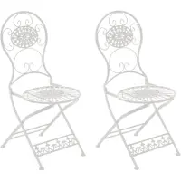 CLP Mani Set van 2 Tuinstoelen wit