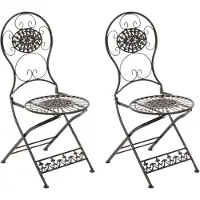 CLP Mani Set van 2 Tuinstoelen bronzen